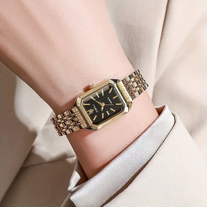 New Foreign Trade Women's Watch, Fashionable and Simple Square Quartz Watch for Female Students