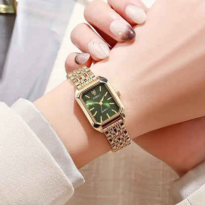 New Foreign Trade Women's Watch, Fashionable and Simple Square Quartz Watch for Female Students