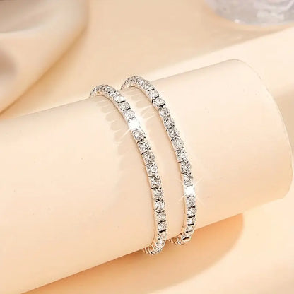 2-Piece Set Classic Simple Stretch Wristbands for Women