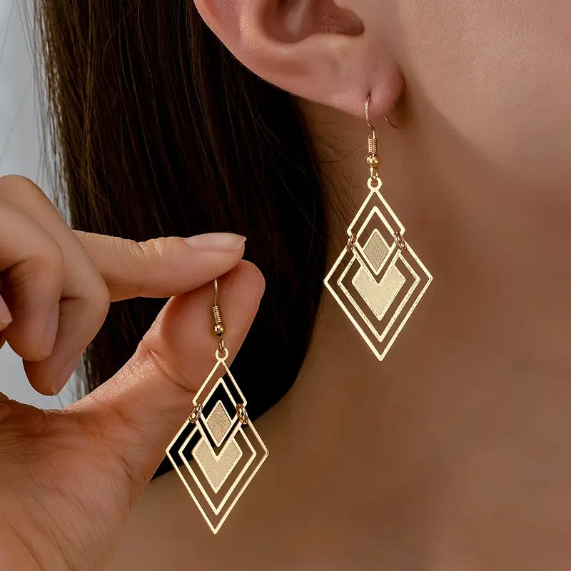 Elegant &amp; Sexy Summer Drop Earrings - Copper with Iron Posts.