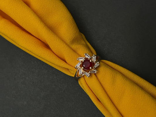 Ruby Crown Ring